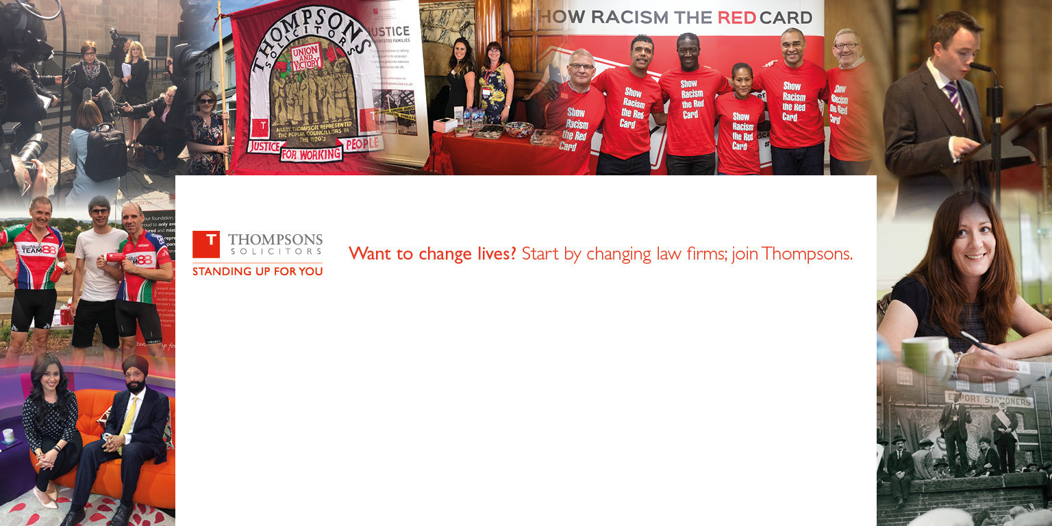 Omslagfoto van Thompsons Solicitors