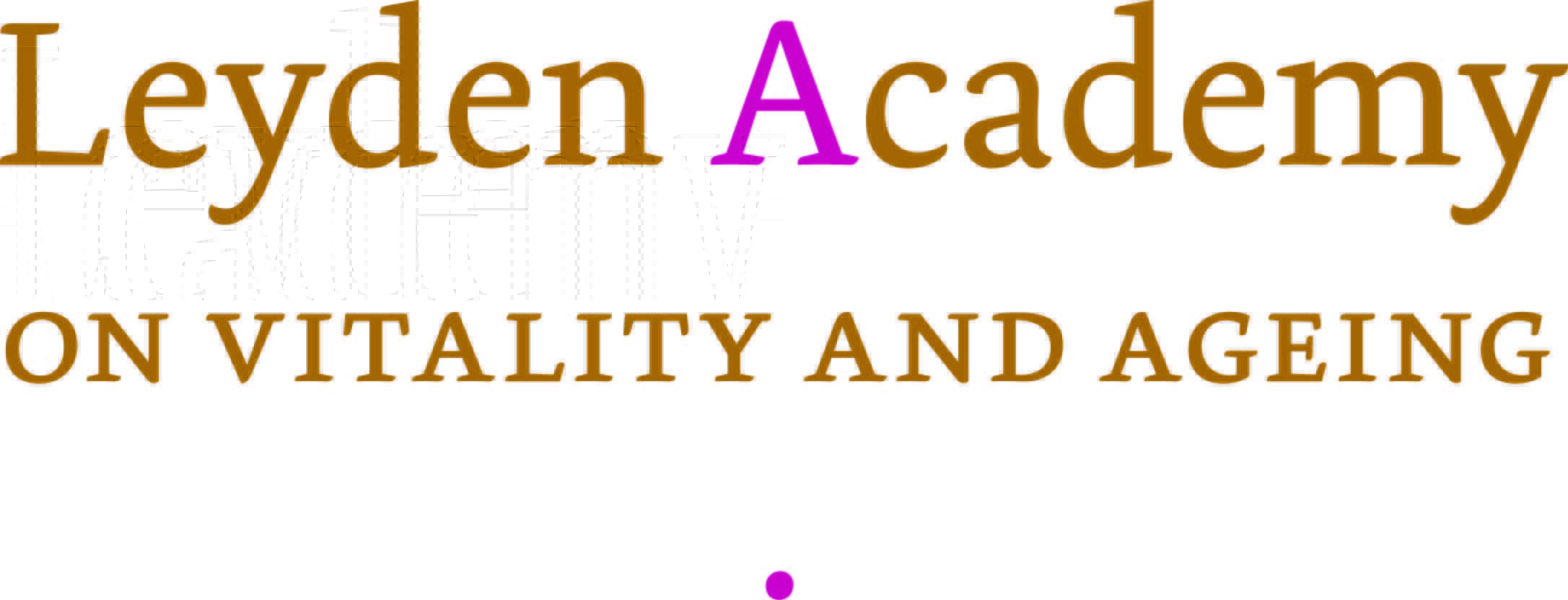 Logo Leyden Academy on Vitality and Ageing