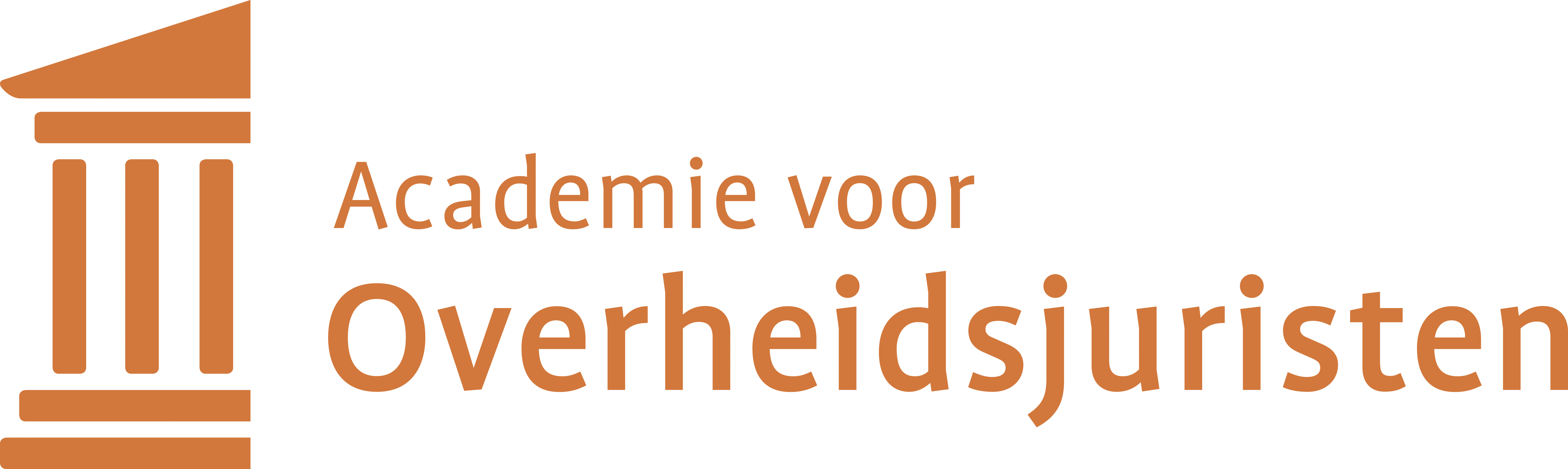Academie voor Overheidsjuristen logo