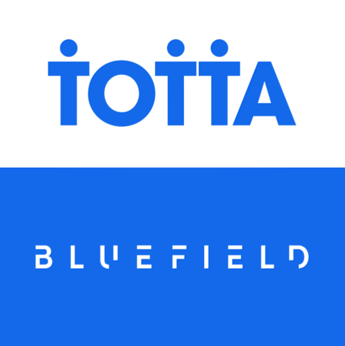Logo Totta data lab (part of Bluefield)