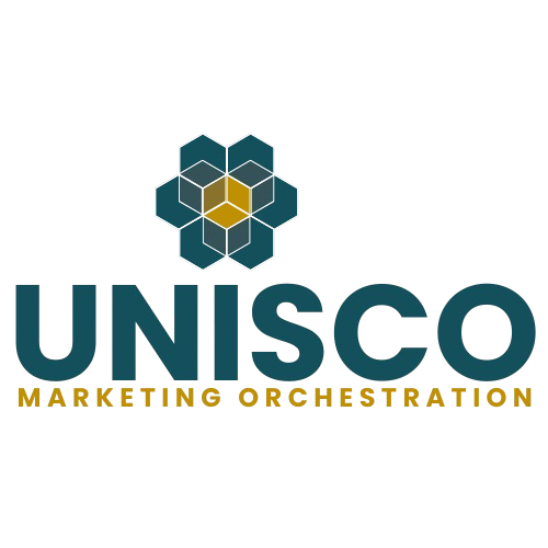 UNISCO. Marketing Orchestration. logo