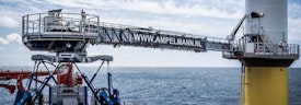 Coverphoto for Graduation assignment - Composite Gangway Structural Health Monitoring at Ampelmann